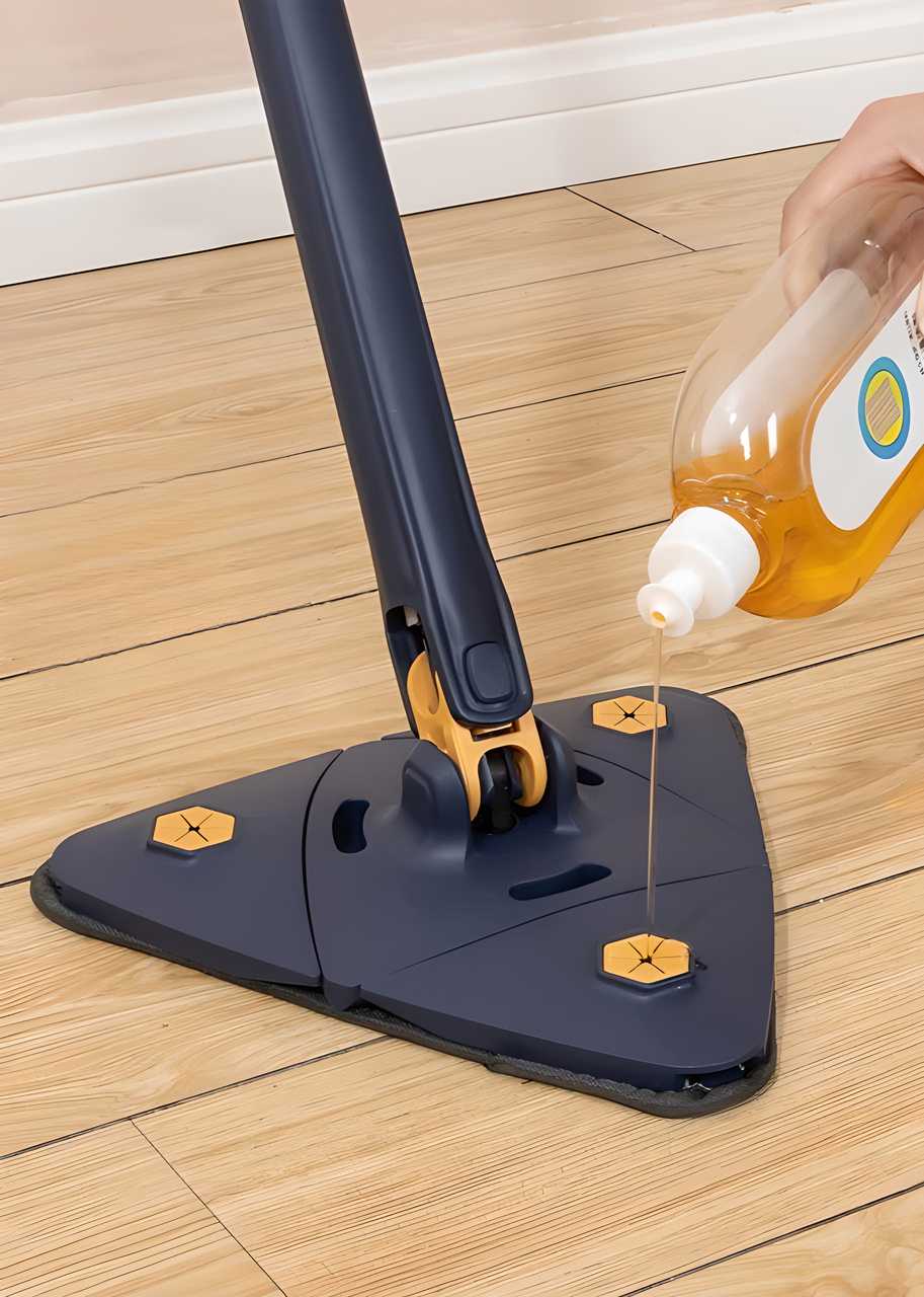 Faster, Cleaner, Easier: The Blue Triangle Mop